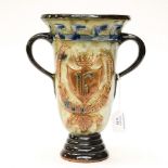 A twin handled 'Guerin' vase C.S.