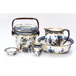 Early 20th century, Losol ware, four piece toilet set,