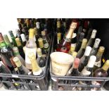 A very large collection of table wine and sherry including Old and New World, white and red,