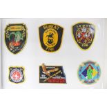 A large collection of over seventy US Fire & Rescue, Bomb Squad,