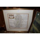 Robert Morden map of Nottinghamshire,