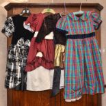 Four children's party dresses,