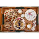 A collection of Royal Crown Derby to include Imari 1128 pattern, Derby Days, Posies, Old Aves,