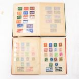 Stamps: two small albums of assorted GB, late-19th to early-20th century.