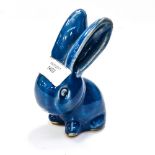 A Denby 'Cottontail' blue glazed Rabbit