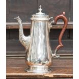An Elizabeth II silver coffee pot,