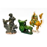 Chinese glazed terracotta figures,