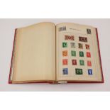 Movaleaf stamp album containing GB and Worldwide collection, mostly mid 20th Century,