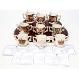 Royal Crown Derby Imari Archive Loving Cup Collection with stand, all limited edition 106/950,