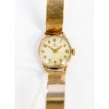 A vintage Omega ladies bracelet watch with a 'Premo' clasp,