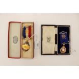 Two boxed RAOB medals, one silver gilt and dated 1925,