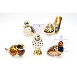 Royal Crown Derby Partridge limited edition 835/4500 with certificate,