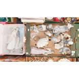 A quantity of Nao Lladro and similar figures,
