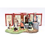Royal Doulton The Robin Hood collection Bunnykins figures including Sheriff of Nottingham,