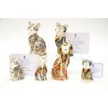 Royal Crown Derby Majestic Kitten, limited edition 827/500 with certificate, Majestic Cat,