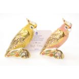 Royal Crown Derby first quality Cockatoo, limited edition 790/2500, with certificate,