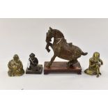 A Chinese bronzes including horse,