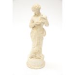 English parianware figure of a Greek Goddess,