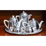 An Everhot four piece tea service,