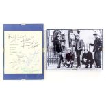 Rolling Stones autographs with photograph