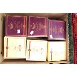 Bells Limited Edition whisky decanters in boxes,