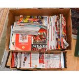 A large collection of Manchester United Football memorabilia including programs and tickets from