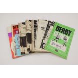 One bag of assorted Derby County programmes from the 1960's and 1970's.