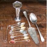 Collectors spoons 0.800 continental silver and 0.800 silver gilt, approx 2.67ozt/83.