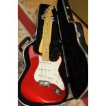 A Fender Stretocaster guitar. Serial number Z3151356. With case.