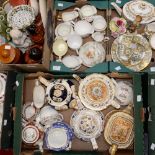 Two boxes of mainly 19th century teapots,