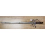 Spanish made decorative Sword. 60cm etched blade marked "Colada del Cid".