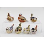 Royal Crown Derby: Derby Wren, Chaffinch, Blue Tit, Gold Crest, Fire Crest, Wren,