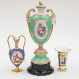 A 19th century, Davenport, two handled vase,