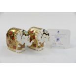 Royal Crown Derby 1st quality limited edition 730/750 Gumps Elephant, boxed with certificate,