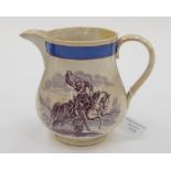 A Staffordshire Commemorative jug,