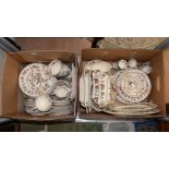 A large Mason Ironstone dinner service, 90 + pieces, comprising dinner plates, vegetable dishes,