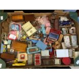 A quantity of dolls house furniture,