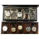 ***AUCTIONEER TO ANNOUNCE TOP LEFT WATCH IN IMAGE WITHDRAWN FROM THE LOT****A collection of various