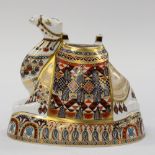 Royal Crown Derby 1st quality Camel, with box,