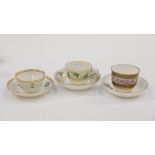 Pinxton cup and saucer, pattern 275 circa 1800 a/f,