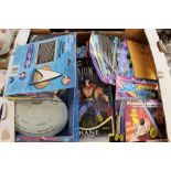 A collection of Star Trek carded figures, appear unopened,