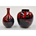 Royal Doulton Flambe veined 1606 vase,