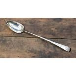 A George III silver basting spoon, London 1788,