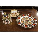 Royal Crown Derby 1st quality boxed Old Imari 1128 Honey Pot,