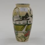 A Moorcroft 1st quality limited edition 57/100 vase, in the Night Guardian pattern,