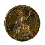 1844 Victoria Farthing Young Head