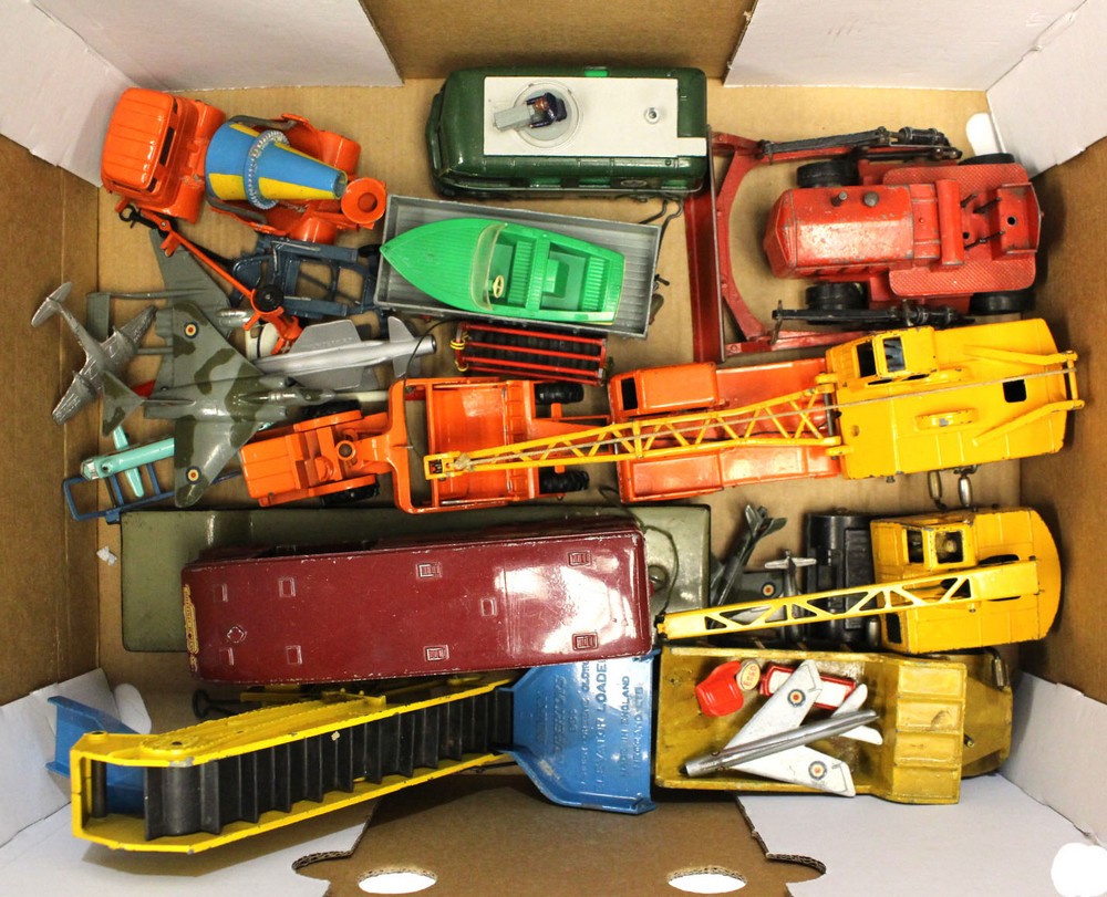 Dinky: One box of assorted unboxed vehicles to comprise: 964 Elevator Loader,