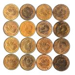 1937-1952 George VI Halfpennies (16)