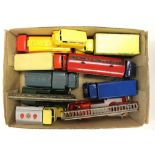 Dinky: One box of assorted unboxed vehicles to comprise: 930 Bedford Pallet Jekta Van,