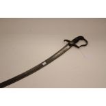 British 1796 pattern Light Cavalry Officers Sabre. 82cm long blade.